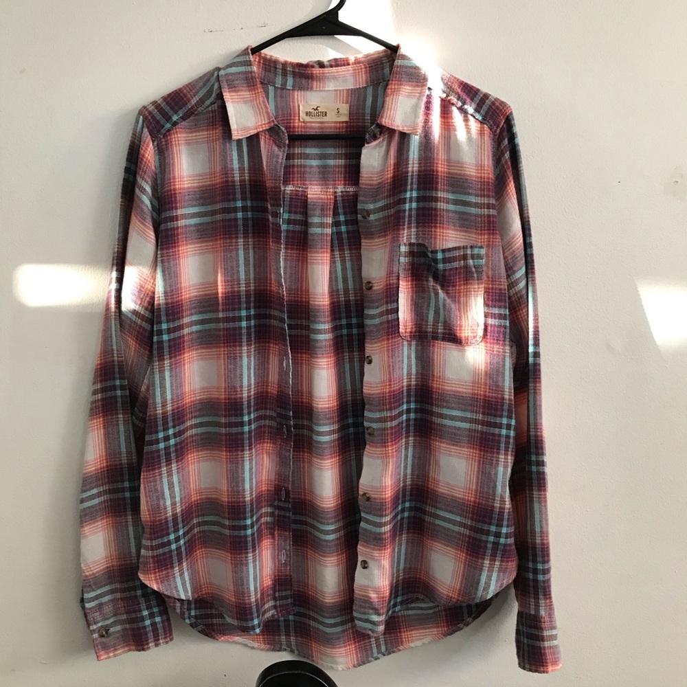 Hollister Pink Flannel